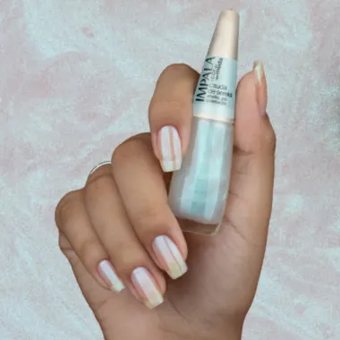 Esmalte Impala Efeito P&oacute; Cromado A Cor da Sua Moda Cor Cauda de Sereia 7,5 ml