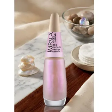 Esmalte Impala Efeito P&oacute; Cromado A Cor da Sua Moda Cor Asa de Fada 7,5 ml