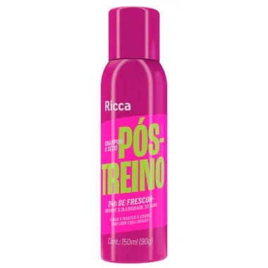 Shampoo a Seco Ricca P&oacute;s Treino 150ml