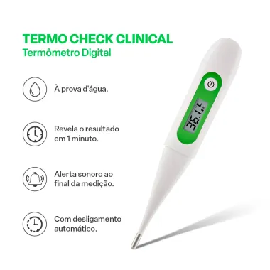 Term&ocirc;metro Check Clinical Digital Multilaser HC148 1 Unidade