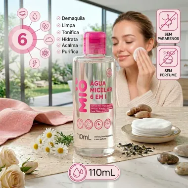 &Aacute;gua Micelar Mi&oacute; 6 em 1 Oil Free 110ml