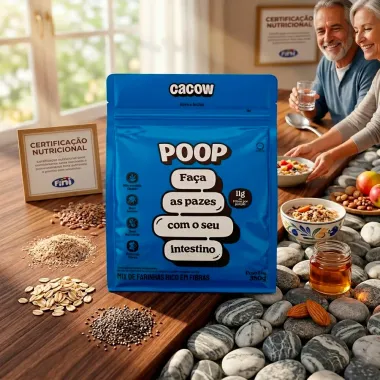 Mix de Farinhas Rico em Fibras POOP Cacow 350g