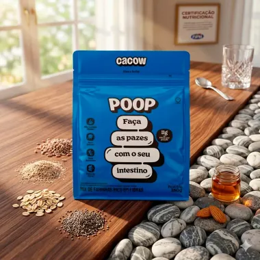 Mix de Farinhas Rico em Fibras POOP Cacow 350g