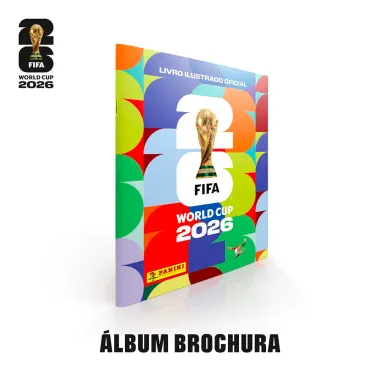 &Aacute;lbum Brochura Copa do Mundo FIFA Wolrd Cup 2026 Panini Ilustrado Oficial