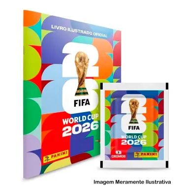 &Aacute;lbum Brochura Copa do Mundo FIFA Wolrd Cup 2026 Panini Ilustrado Oficial