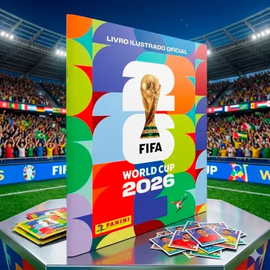 &Aacute;lbum Brochura Copa do Mundo FIFA Wolrd Cup 2026 Panini Ilustrado Oficial