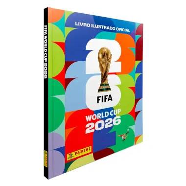 &Aacute;lbum Capa Dura Copa do Mundo FIFA World Cup 2026 Panini Ilustrado Oficial