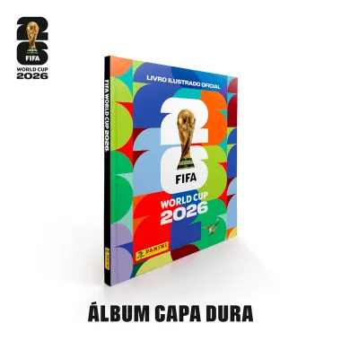 &Aacute;lbum Capa Dura Copa do Mundo FIFA Wolrd Cup 2026 Panini Ilustrado Oficial