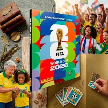 &Aacute;lbum Capa Dura Copa do Mundo FIFA Wolrd Cup 2026 Panini Ilustrado Oficial