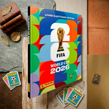 &Aacute;lbum Capa Dura Copa do Mundo FIFA Wolrd Cup 2026 Panini Ilustrado Oficial