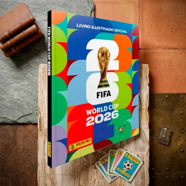 &Aacute;lbum Capa Dura Copa do Mundo FIFA Wolrd Cup 2026 Panini Ilustrado Oficial