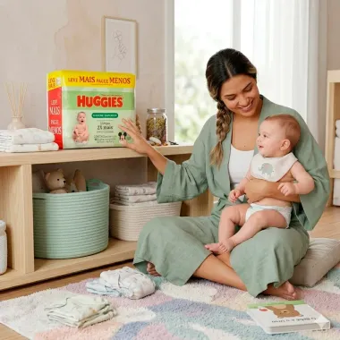 Len&ccedil;o Umedecido Huggies Higiene Superior 2 Pacotes com 96 Unidades cada Leve Mais Por Menos