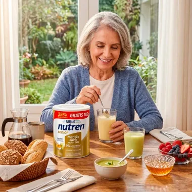 Nutren Senior Sem Sabor Ganhe 25% de Desconto 740g