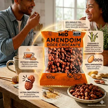 Amendoim Doce Crocante Mi&oacute; 100g