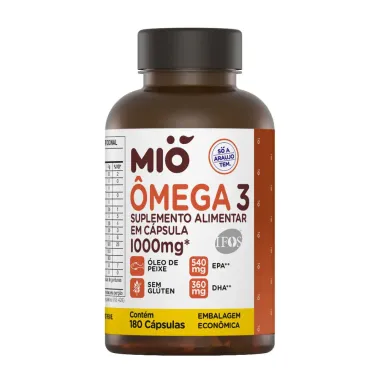 &Ocirc;mega 3 1000mg Mi&oacute; 180 C&aacute;psulas
