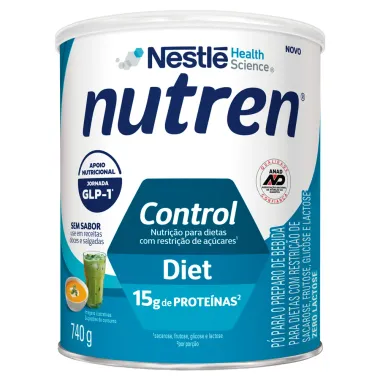 Nutren Control Diet Sem Sabor com 15g de Prote&iacute;na 740g