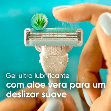 Carga para Aparelho de Depilar Gillette Venus Pele Sens&iacute;vel Refil 8 Unidades Pague Menos