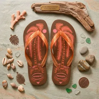 Sand&aacute;lia Havaiana Top Summer Marrom Tamanho 37/38 1 Par