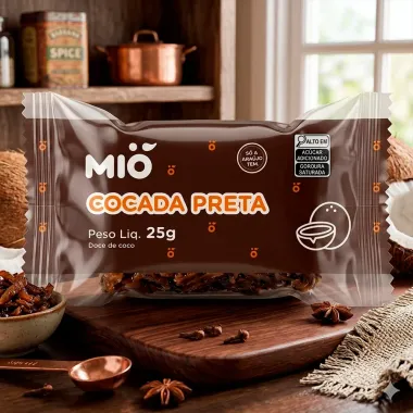Cocada Mi&oacute; Preta 25g