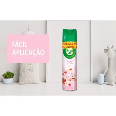 Bom Ar Cheirinho de Talco Embalagem Econ&ocirc;mica Aerosol 360ml