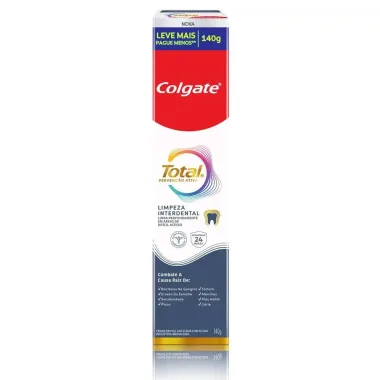 Creme Dental Colgate Total Preven&ccedil;&atilde;o Ativa Limpeza Interdental 140g