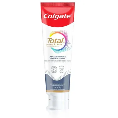 Creme Dental Colgate Total Preven&ccedil;&atilde;o Ativa Limpeza Interdental 140g