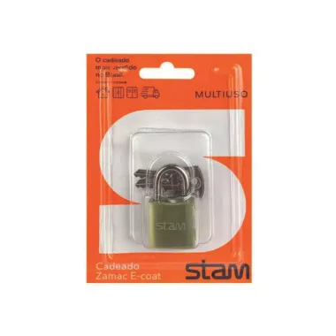 Cadeado Stam Zamac E Coat 25mm
