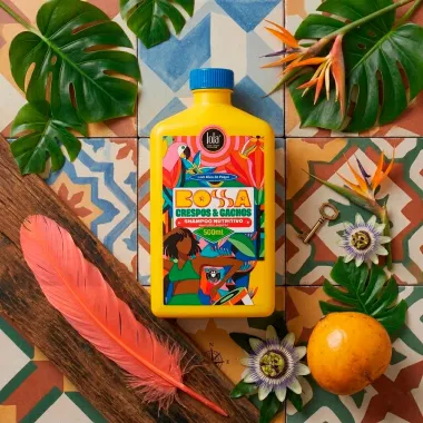 Shampoo Nutritivo Lola From Rio Bossa Crespos e Cachos com &Oacute;leo de Pequi 500ml