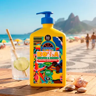 Gelatina Modeladora Lola From Rio Bossa Crespos e Cachos com &Oacute;leo de Pequi 500g