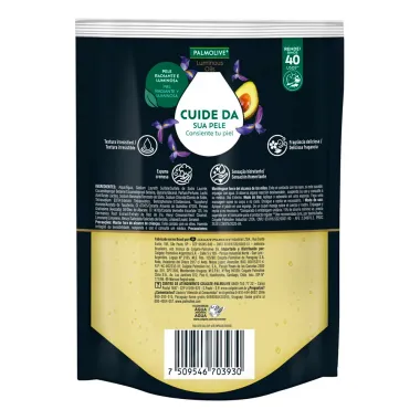 Sabonete L&iacute;quido Corporal Palmolive Luminous Oils Abacate e &Iacute;ris Refil 200ml