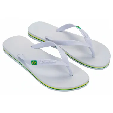 Sand&aacute;lias Havaianas Brasil Light Branco Tamanho 37/38 1 Par