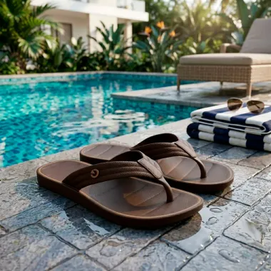 Sand&aacute;lia Ipanema Monterrey Cartago Casual Marrom Tamanho 43/44 1 Par