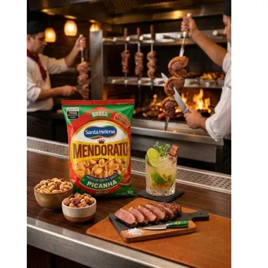 Amendoim sem Pele Santa Helena Mendorato Brasil Picanha 90g
