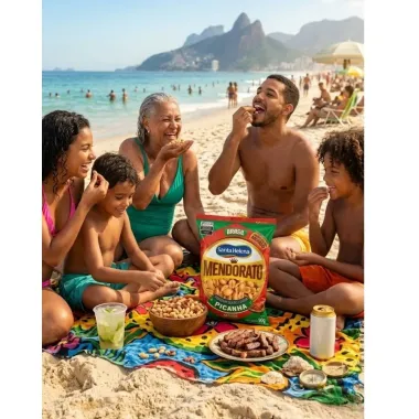Amendoim sem Pele Santa Helena Mendorato Brasil Picanha 90g