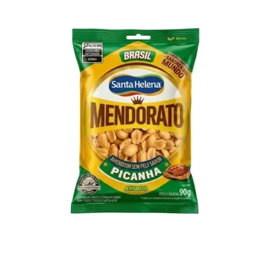 Amendoim sem Pele Santa Helena Mendorato Brasil Picanha 90g
