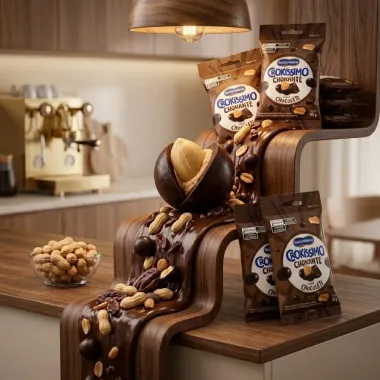 Amendoim Doce Santa Helena Crok&iacute;ssimo Crokante Chocolate 45g