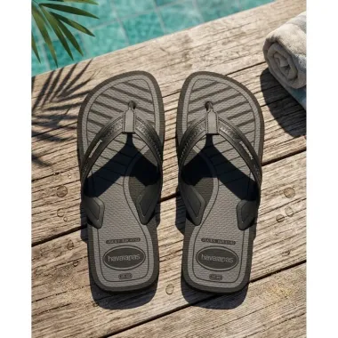 Sand&aacute;lia Havaianas City Basic Preto Tamanho 39/40 1 Par