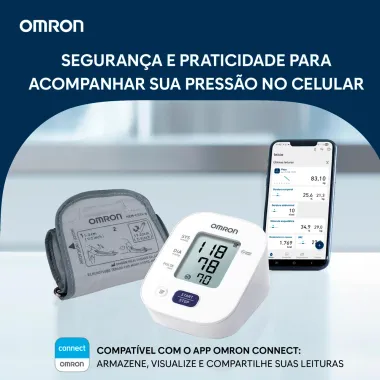 Aparelho de Press&atilde;o Omron Autom&aacute;tico Bra&ccedil;o HEM 7142