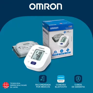 Aparelho de Press&atilde;o Omron Autom&aacute;tico Bra&ccedil;o HEM 7142