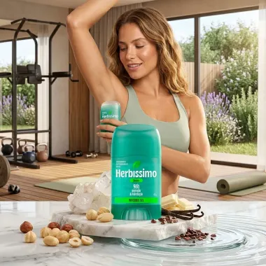 Desodorante Herb&iacute;ssimo Breeze Invisible Gel Antiperspirante 96h Prote&ccedil;&atilde;o e Hidrata&ccedil;&atilde;o Stick 45g