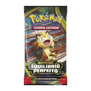 Figurinhas Pok&eacute;mon Megaevolu&ccedil;&atilde;o Equilibrio Perfeito com 6 Cartas