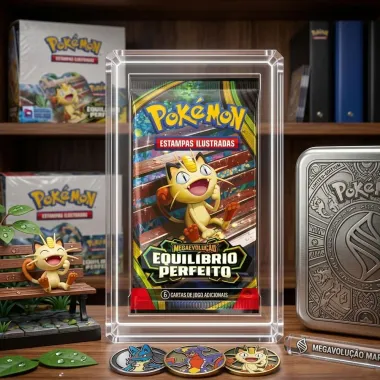 Figurinhas Pok&eacute;mon Megaevolu&ccedil;&atilde;o Equilibrio Perfeito com 6 Cartas
