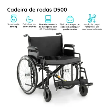 Cadeira de Rodas Dellamed D500