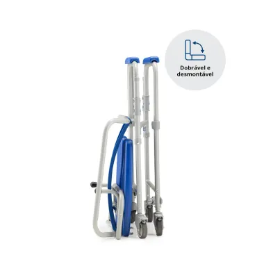 Cadeira para Banho Dellamed  Dobr&aacute;vel D45