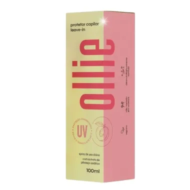 Protetor Capilar Ollie Leave-in com Extrato de P&ecirc;ssego Asi&aacute;tico 100ml