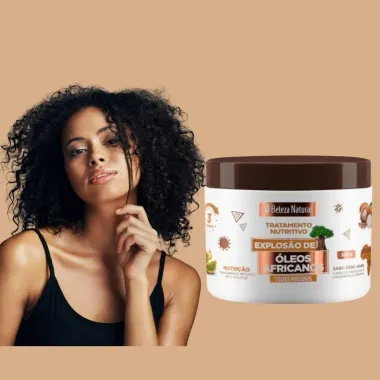 Tratamento Nutritivo Beleza Natural Explos&atilde;o de &Oacute;leos Africanos 500g