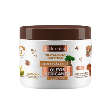 Tratamento Nutritivo Beleza Natural Explos&atilde;o de &Oacute;leos Africanos 500g