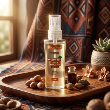 Reparador de Pontas Beleza Natural Explos&atilde;o de &Oacute;leos Africanos 30ml