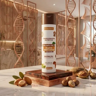 Condicionador Nutritivo Beleza Natural Explos&atilde;o de &Oacute;leos Africanos Nutri&ccedil;&atilde;o 300ml