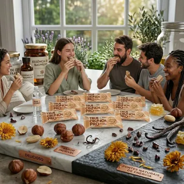Wafer True Crunch Pro Sabor Chocolate Branco com Amendoim com 6g de Prote&iacute;na 25g